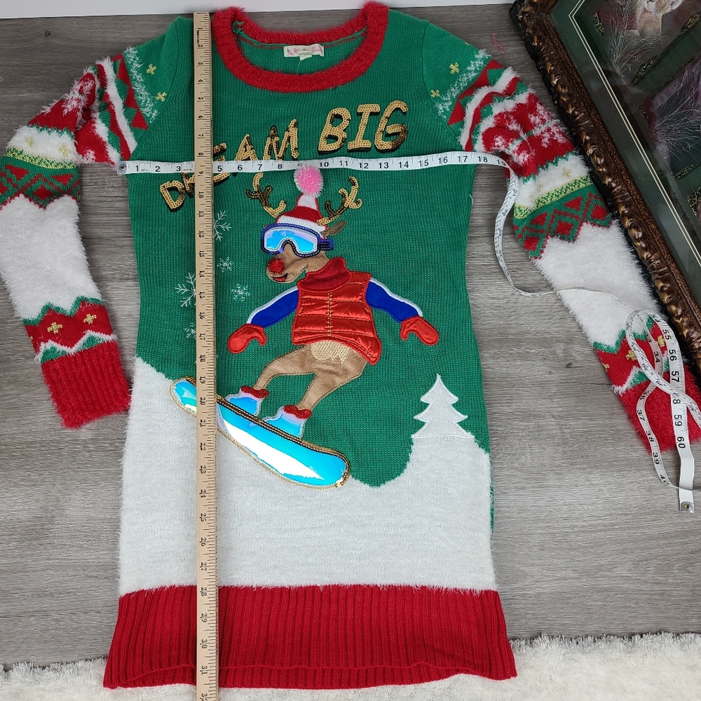 Fun Holiday Pullover Tunic Christmas Sweater - Picture 10 of 11